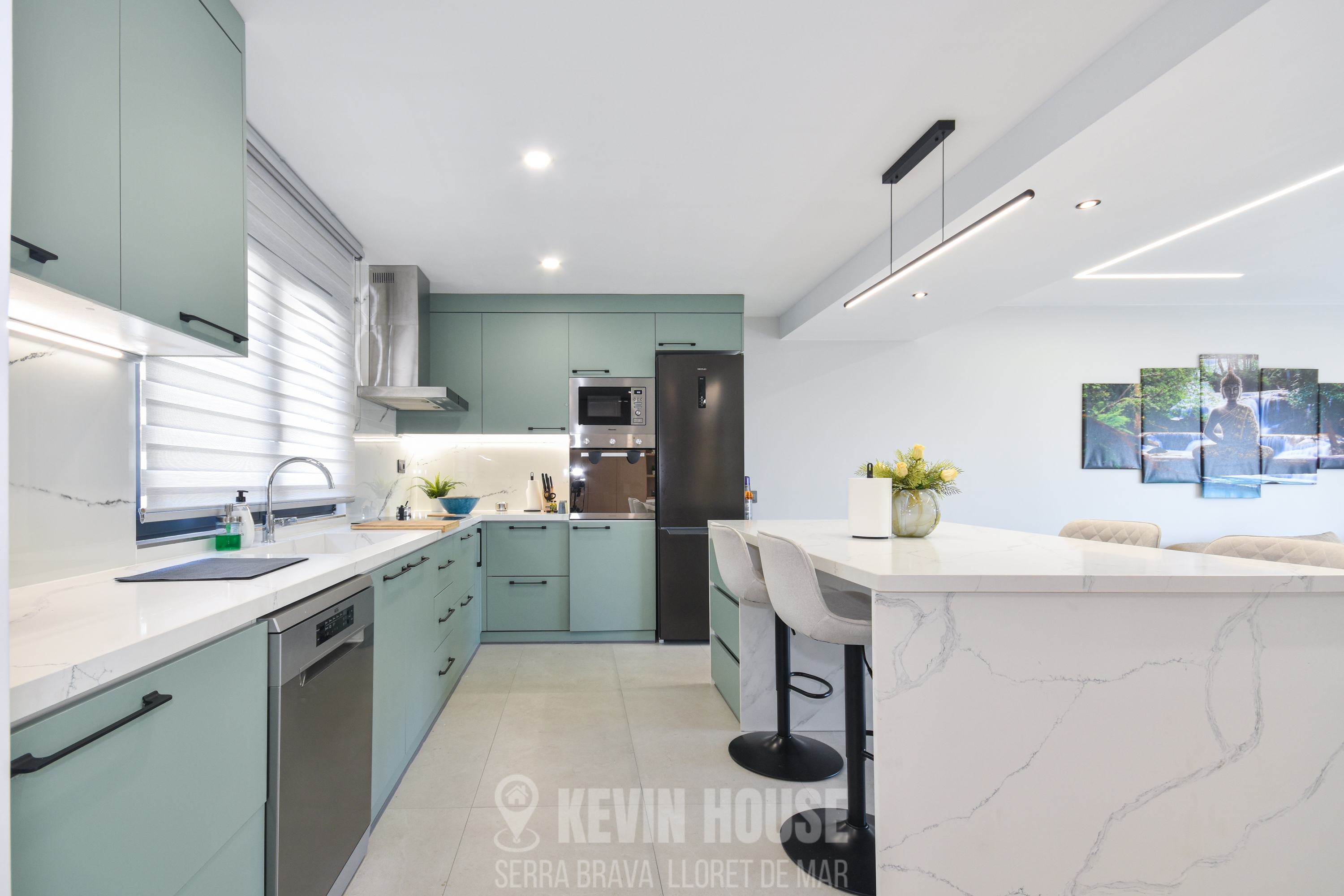 apartamento de 3 habitaciones - Cocina americana equipada
